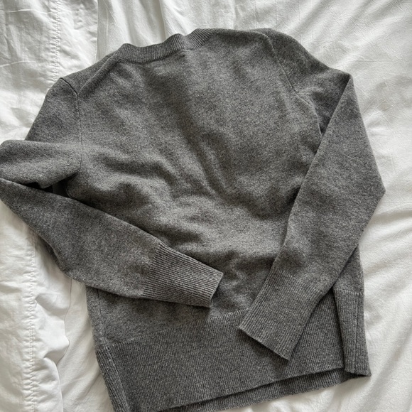 J. Crew Charcoal Knit Pullover - Picture 2 of 2